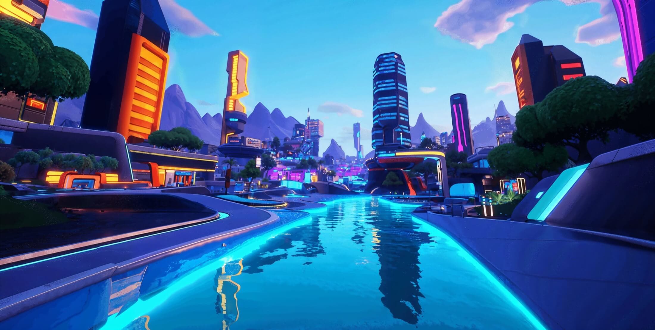 Image of map in the game